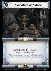 Servitors of Stone FOIL